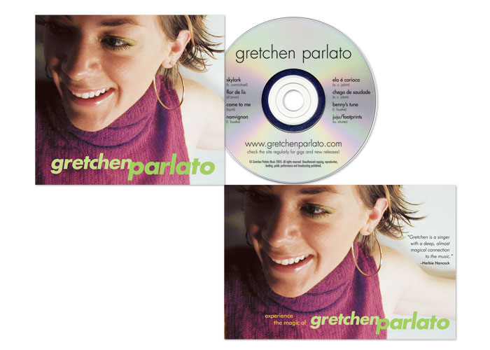 gretchen parlato independent release cd packaging