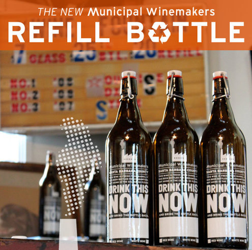 municipal winemakers refill bottle