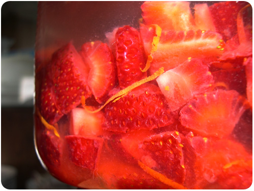 strawberry liquor infusion