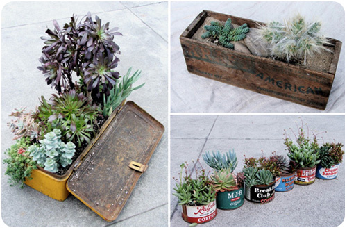 upcycled planter round-up