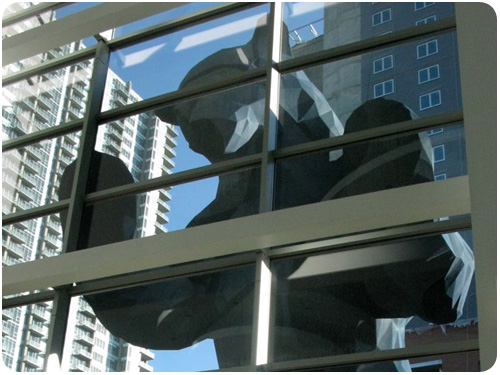 big blue bear, convention center, denver, colorado