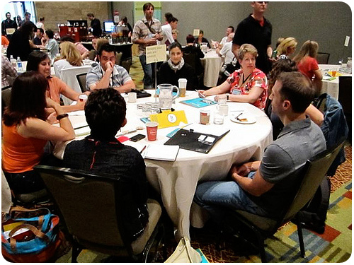 breakfast roundtables at the creative freelancer conference 2010 in denver, colorado