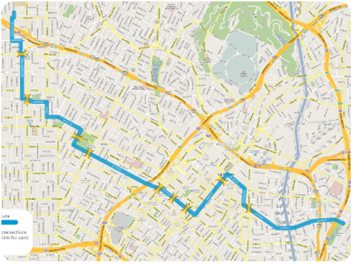 proposed route for cicLAvia 2010