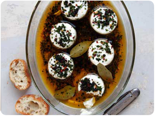 marinated goat cheese