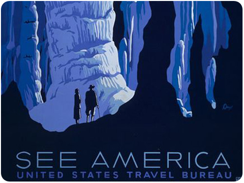 see america vintage u.s. parks posters