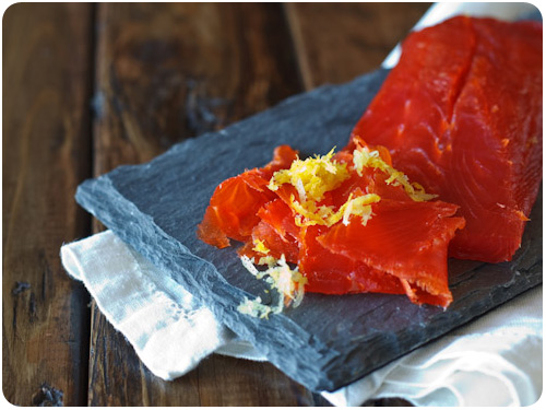 citrus cured salmon