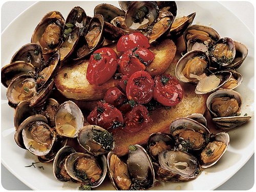 clams with fennel and tomatoes