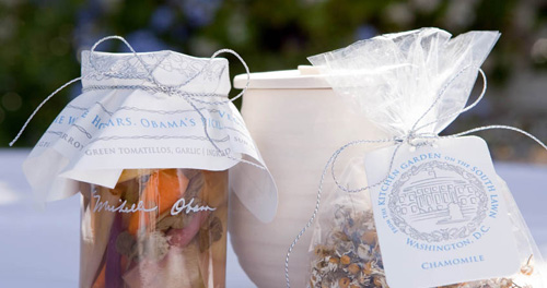 michelle obama garden branding