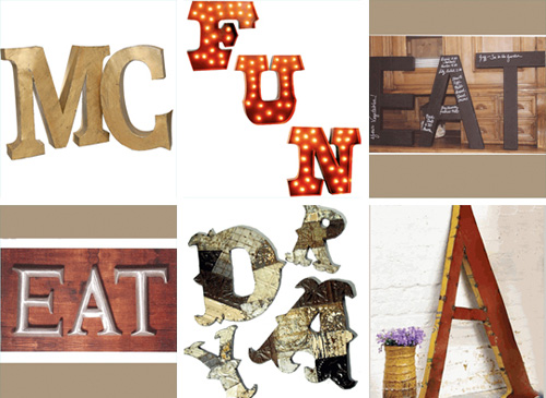 hanging wall letters for home decor