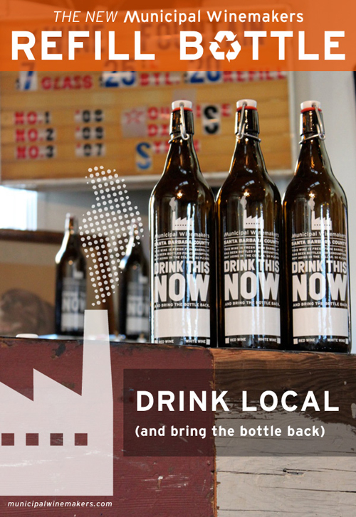 municipal winemakers refillable bottle