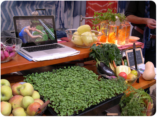 silver lake farms booth at artisanal la