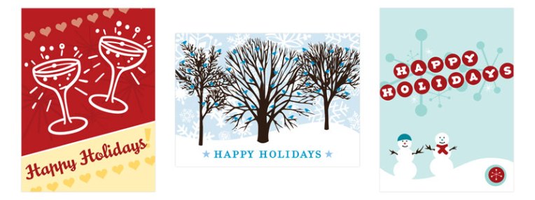 parlato design studio holiday cards for 2011
