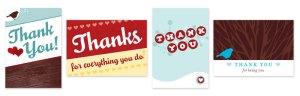 parlato design studio thank you cards for 2011