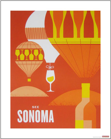 hatch design wine country posters
