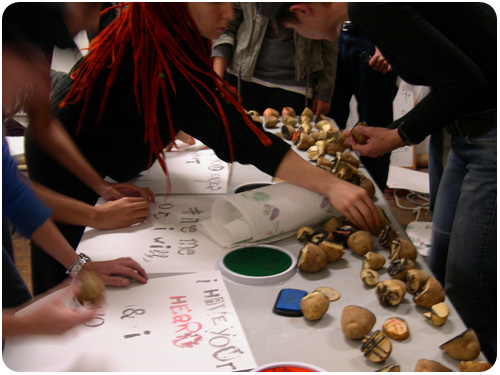 potato stamp print shop