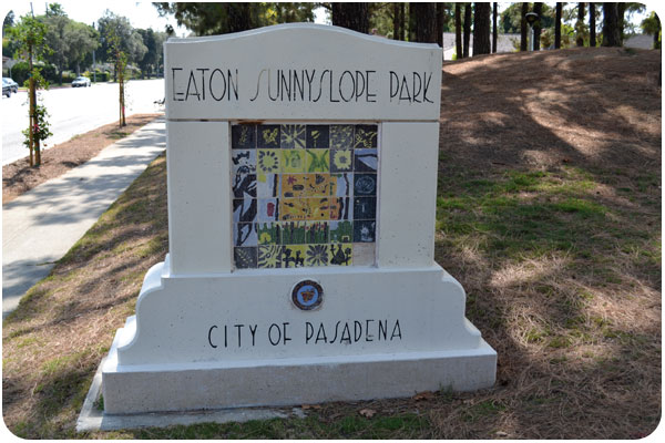 eaton sunnyslope park sign eaton sunnyslope park sign