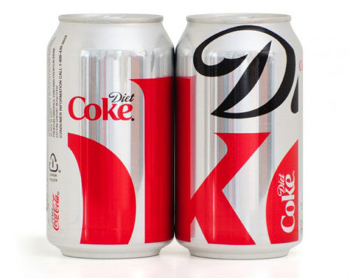 limited-edition diet coke can.