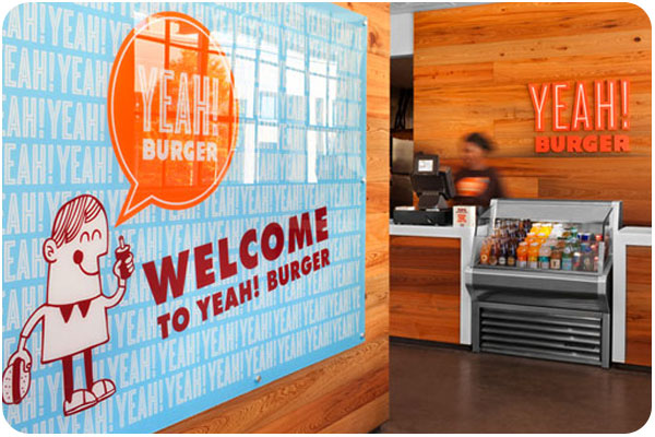 yeah! burger branding