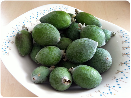 ripe feijoas