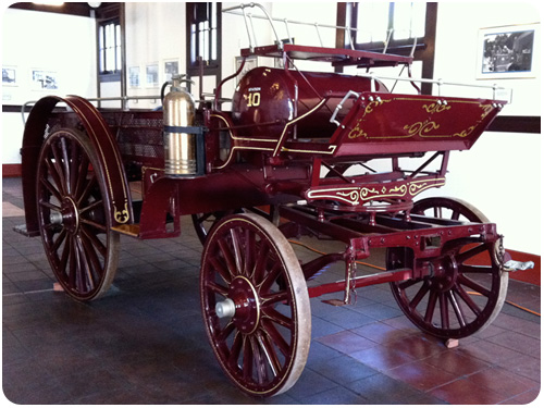 antique firewagon, ciclavia2011