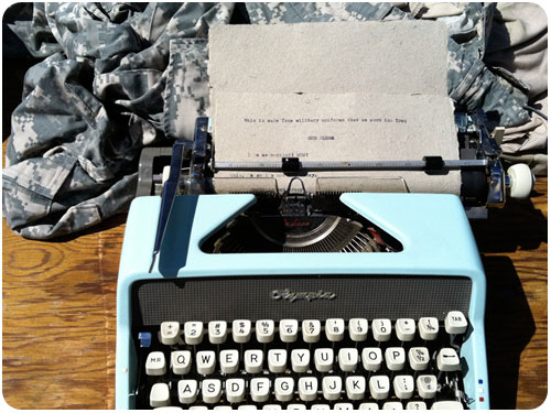 paper made from fatigues