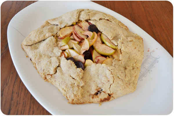 apple cherry galette