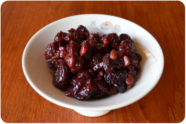 cherry and citrus relish