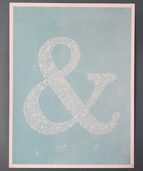 stuart thursby ampersand poster
