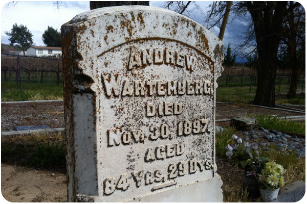 graveyard winery cemetery